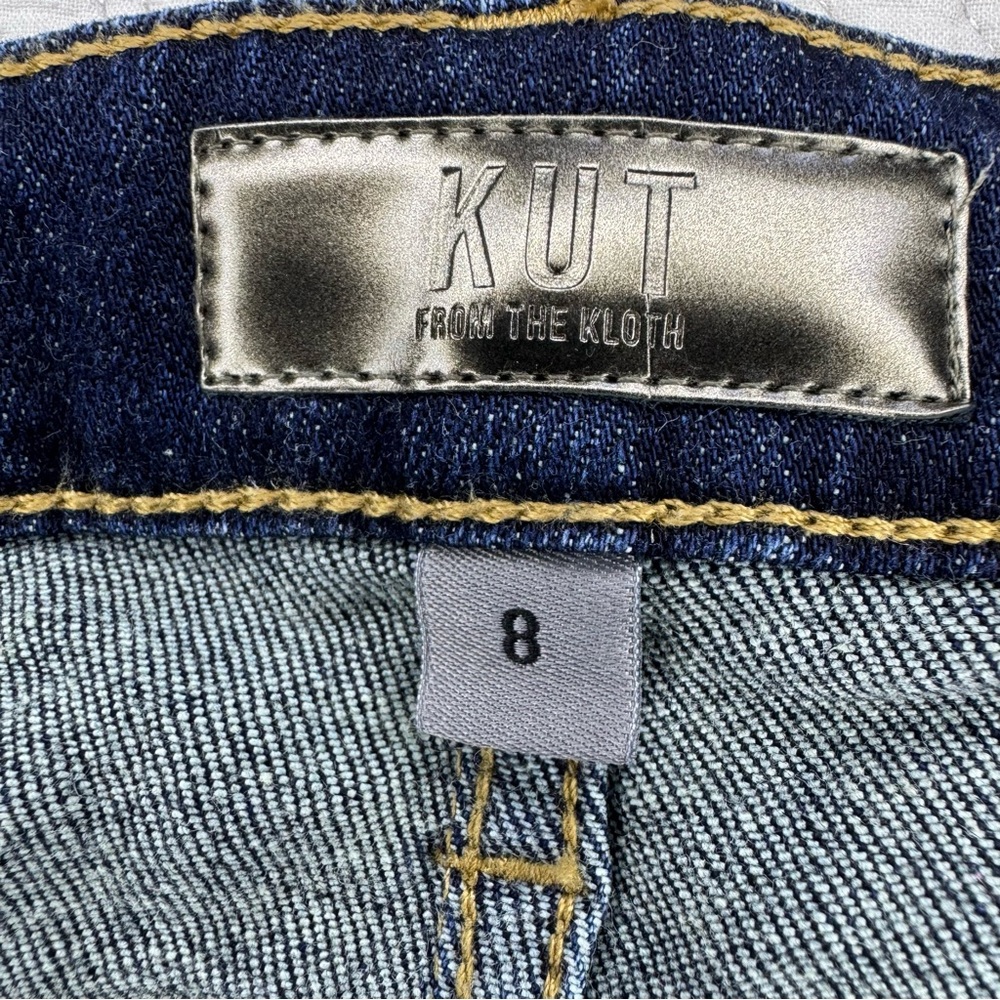 Kut from the Kloth Catherine Boyfriend Jeans Straight Leg Mid Rise Denim Sz 8 - Picture 12 of 12
